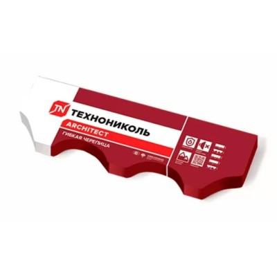 Соната Финская Зеленый  2,7мм, 3м2 гибкая черепица ТН SHINGLAS