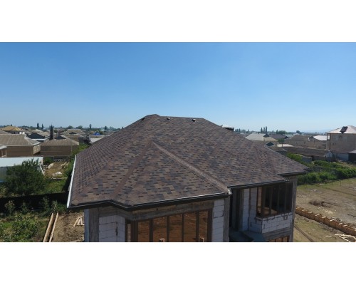 Генуя Трюфель  3,1мм, 3м2 гибкая черепица  Деке Премиум