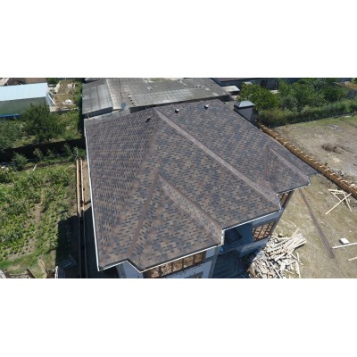 Генуя Трюфель  3,1мм, 3м2 гибкая черепица  Деке Премиум