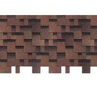 Генуя Трюфель  3,1мм, 3м2 гибкая черепица  Деке Premium