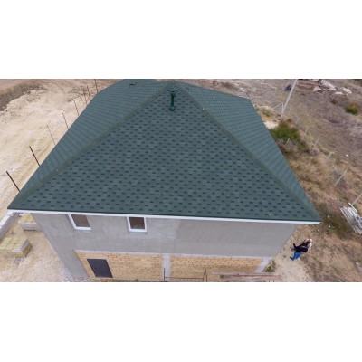 Карат Зеленый 2,8мм, 3м2 гибкая черепица  Деке Europa