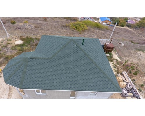 Карат Зеленый 2,8мм, 3м2 гибкая черепица  Деке Europa