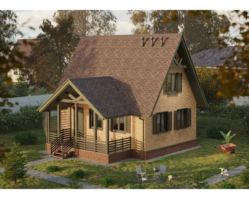 Лабиринт Коричневый 2,5мм, 3м2 гибкая черепица  Деке Евразия