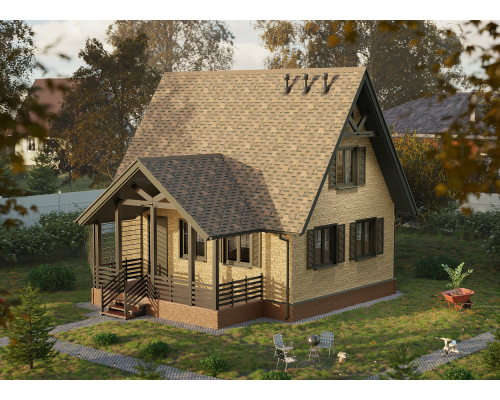 Лабиринт Светло-коричневый 2,5мм, 3м2 гибкая черепица  Деке Евразия