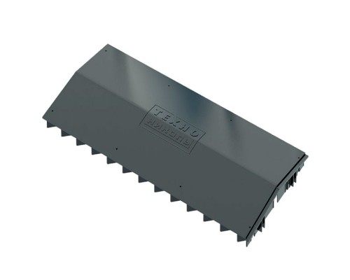 Коньковый аэратор кровельный ТН черный,  шт