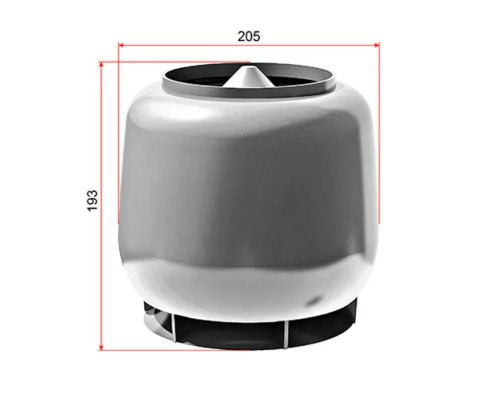 Колпак  D 110 черный, ТН, шт