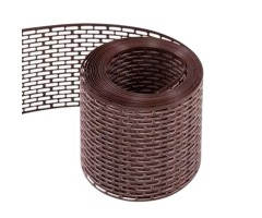Вентиляционная лента ПВХ коричневая, ТН, 5м
