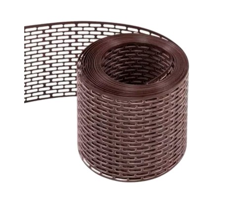 Вентиляционная лента ПВХ коричневая, ТН, 5м