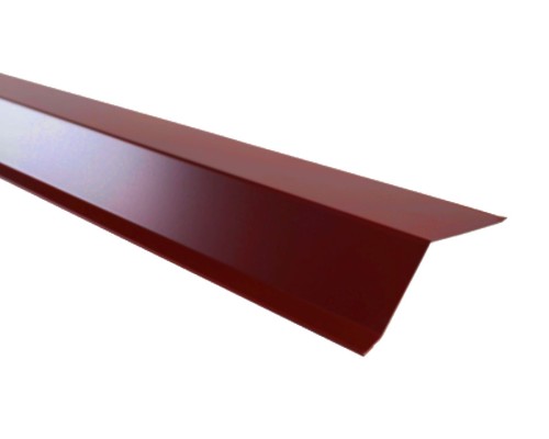 Планка карнизная  RAL 3005 красный, ТН, шт.