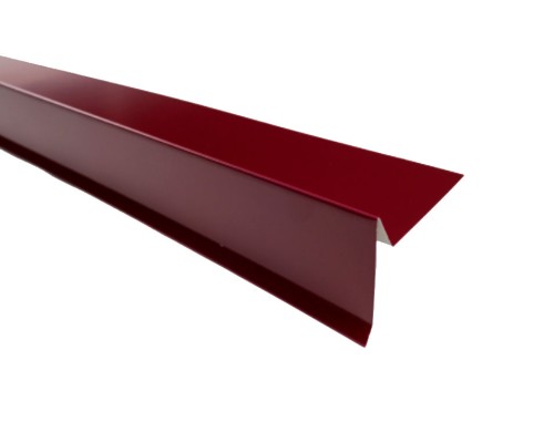 Планка торцевая  RAL 3005 красный, ТН, шт.