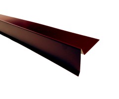 Планка торцевая  RAL 8017 коричневый, 2м,  ТН, шт.