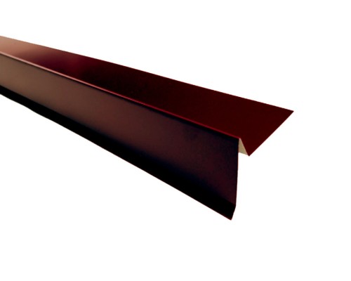 Планка торцевая  RAL 8017 коричневый, ТН, шт.