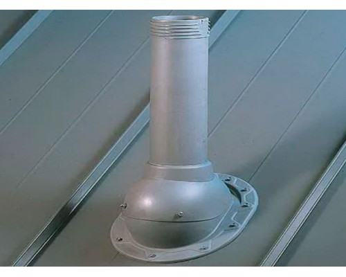 Вентиляционый выход изолир.D125/160  серый, ТН, шт.