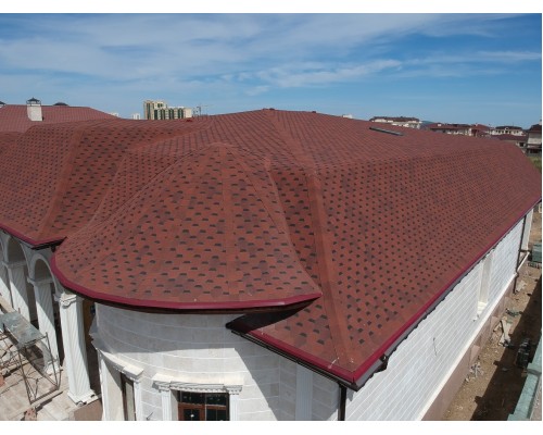 Шеффилд Клубника  3,1мм, 3м2 гибкая черепица  Деке Premium