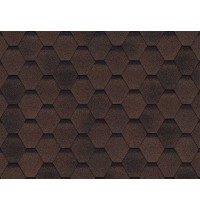 Оптима Соната Коричневый 2,7мм, 3м2 гибкая черепица ТН ШИНГЛАС