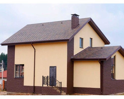 Соната Финская Коричневый 2,7мм, 3м2 гибкая черепица ТН SHINGLAS