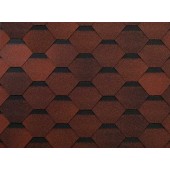 Соната Финская Красный 2,7мм, 3м2 гибкая черепица ТН SHINGLAS Соната Финская Красный 2,7мм, 3м2 гибкая черепица ТН SHINGLAS