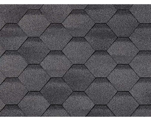 Соната Финская Серый  2,7мм, 3м2 гибкая черепица ТН SHINGLAS
