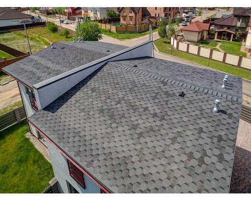 Соната Финская Серый  2,7мм, 3м2 гибкая черепица ТН SHINGLAS