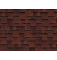 Аккорд Финская Красный 2,7мм, 3м2 гибкая черепица ТН SHINGLAS