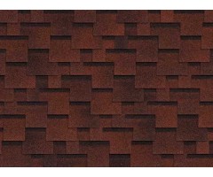 Аккорд Финская Красный 2,7мм, 3м2 гибкая черепица ТН SHINGLAS