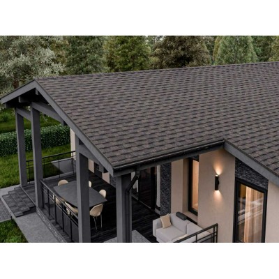 Блюз Чикаго 2,9мм, 2м2 гибкая черепица ТН SHINGLAS