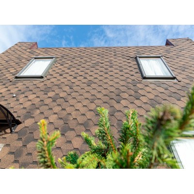 Финская Соната Коричневый  2,7мм, 3м2 гибкая черепица ТН 