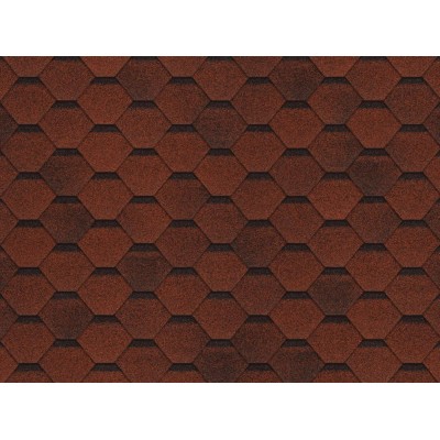 Финская Соната  Красный 2,7мм, 3м2 гибкая черепица ТН 