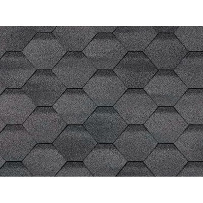 Финская Соната Серый 2,7мм, 3м2 гибкая черепица ТН 