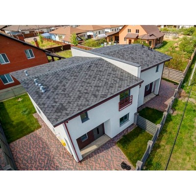 Финская Соната Серый 2,7мм, 3м2 гибкая черепица ТН 