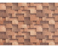 Фокстрот  Сандал 3мм, 3м2 гибкая черепица ТН ШИНГЛАС