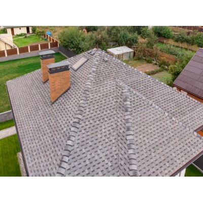 Ранчо Серый  2,5мм, 2м2 гибкая черепица ТН ШИНГЛАС