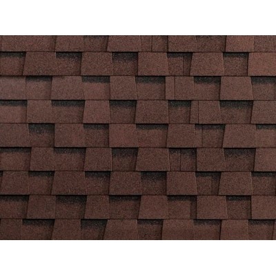 Фазенда Коричневый  2,5мм, 2,6м2 гибкая черепица ТН ШИНГЛАС