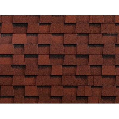 Фазенда Красный  2,5мм, 2,6м2 гибкая черепица ТН ШИНГЛАС