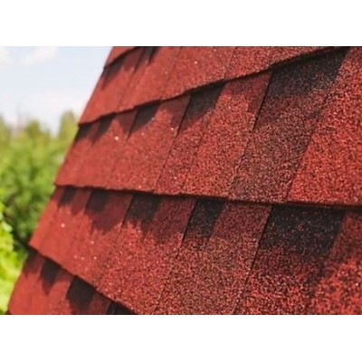 Фазенда Красный  2,5мм, 2,6м2 гибкая черепица ТН ШИНГЛАС