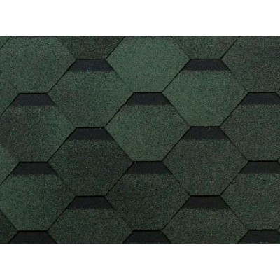 Оптима Зеленый  2,4мм, 3м2 гибкая черепица ТН ШИНГЛАС - снято с производства