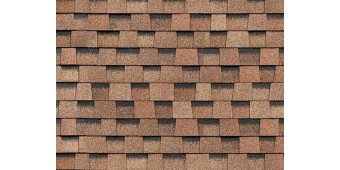 Ранчо Бронза 2,5мм, 2м2 гибкая черепица ТН SHINGLAS