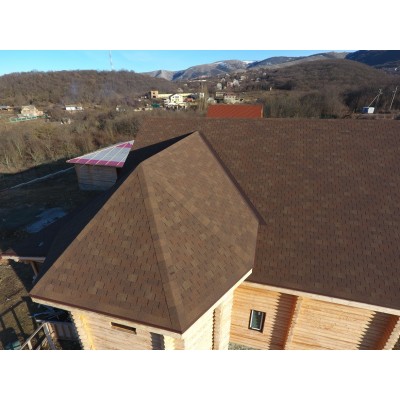 Цюрих Арахис 3,1мм, 3,1м2 гибкая черепица  Деке Premium