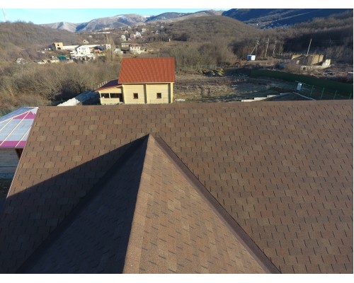 Цюрих Арахис 3,1мм, 3,1м2 гибкая черепица  Деке Premium