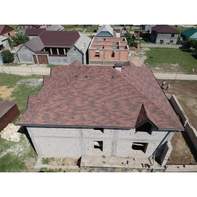 Цюрих Кофе 3,1мм, 3,1м2 гибкая черепица  Деке Premium