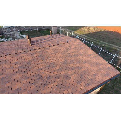 Цюрих Кофе 3,1мм, 3,1м2 гибкая черепица  Деке Premium