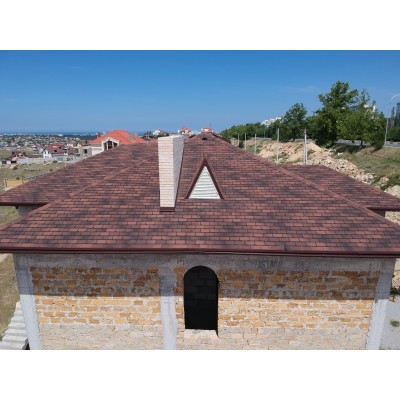 Женева Кофе 3,1мм, 3,1м2 гибкая черепица  Деке Премиум 