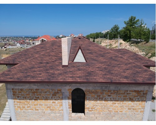 Женева Кофе 3,1мм, 3,1м2 гибкая черепица  Деке Премиум 