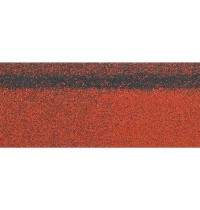 Коньково-карнизная черепица Оптима Красный  5м2  ТН ШИНГЛАС