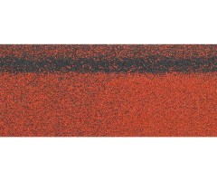 Коньково-карнизная черепица Оптима Красный  5м2  ТН ШИНГЛАС