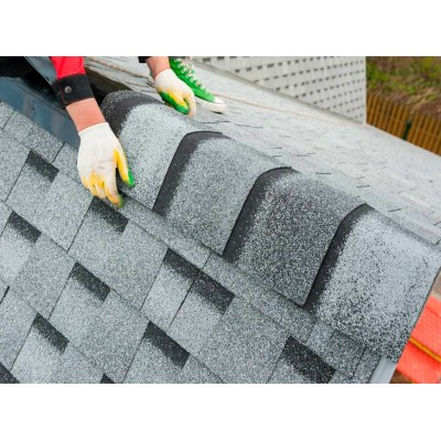 Коньково-карнизная черепица  Евразия Зеленый Деке