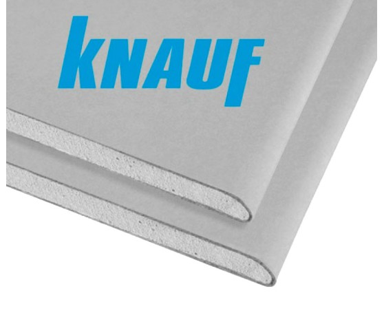 Гипсокартон 12,5мм (ГКЛ)  1,2*2,5м, KNAUF ГКЛ  Гипсокартон