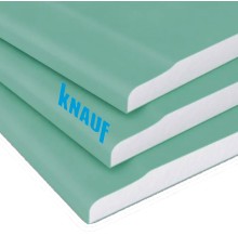 Гипсокартон 12,5мм ВЛАГОСТОЙКИЙ (ГКЛВ)  1,2*2,5м, КНАУФ