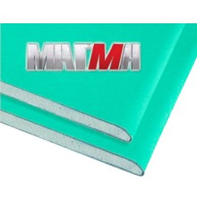 Гипсокартон 12,5мм ВЛАГОСТОЙКИЙ (ГКЛВ)  1,2*2,5м, МАГМА