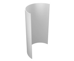 ПВХ металл серый 1*2м